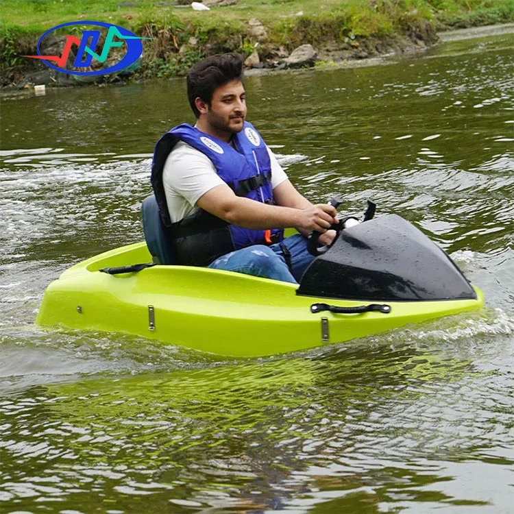 Bote de kart de fibra de vidrio eléctrico