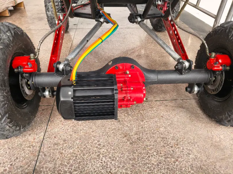 All-terrain suspension kart with off-road features for outdoor recreation